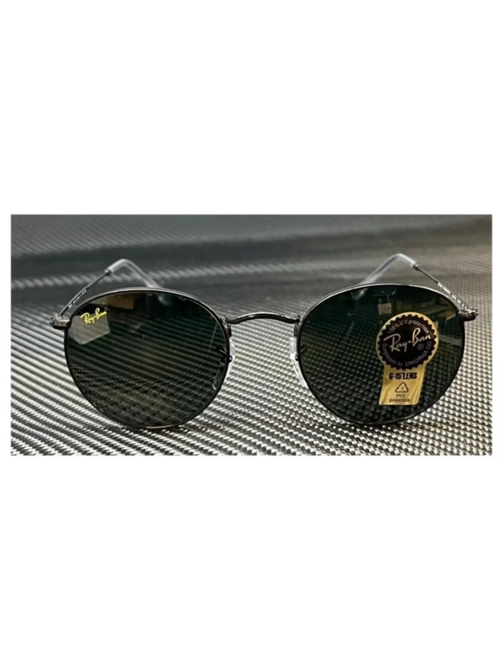 New Ray Ban Men  Black Sunglasses  47- 21- 140